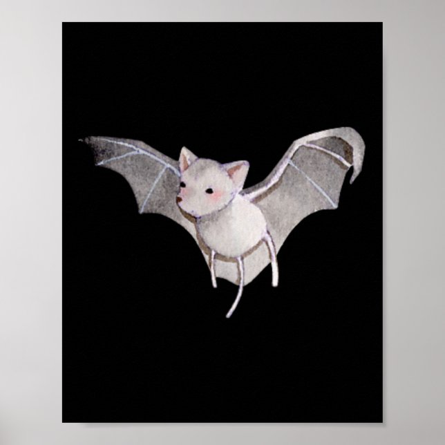 Affiche Kawaii esthétique Y2k Halloween Witchy Flying T (Devant)