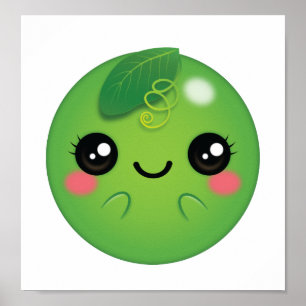 Affiche Kawaii Pea