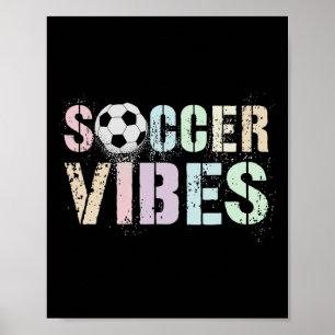 Affiche Kawaii Soccer Vibes Score Princess Goal Enfants Fe