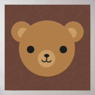 Affiche Kawaii Teddy Bear