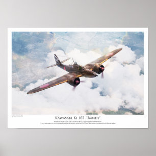 Affiche Kawasaki Ki-102 "Randy"