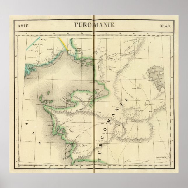 Affiche Kazakhstan, Ouzbékistan (Devant)