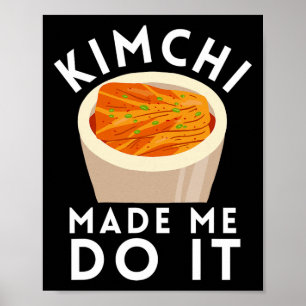 Affiche Kbbq Korean Bbq Kimchi Ramen