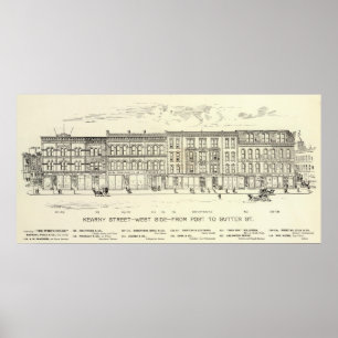 Affiche Kearny, Post et Sutter West Side