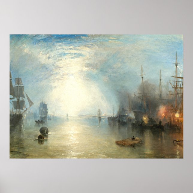 Affiche Keelmen Height in Coals - William Turner Fine Art (Devant)