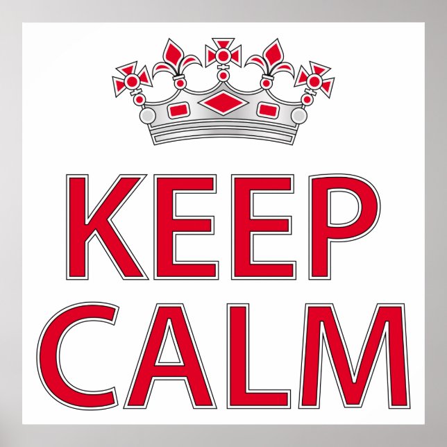 Affiche Keep calm (Devant)