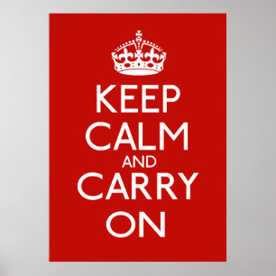 Affiche Keep Calm and Carry