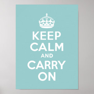 Affiche Keep Calm and Carry On
