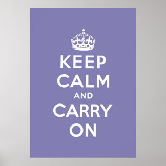 Affiche keep calm and carry on original