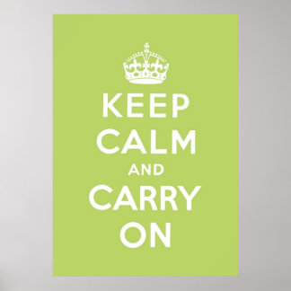 Affiche keep calm and carry on original