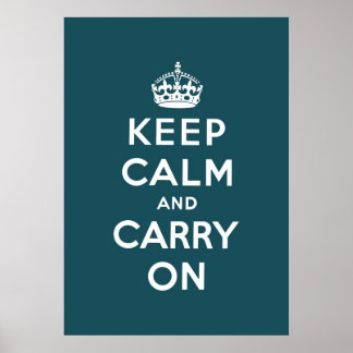 Affiche keep calm and carry on original