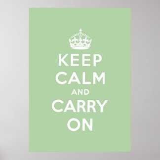 Affiche keep calm and carry on original