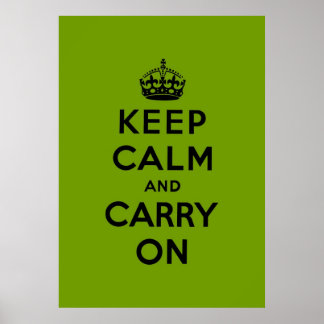 Affiche keep calm and carry on original