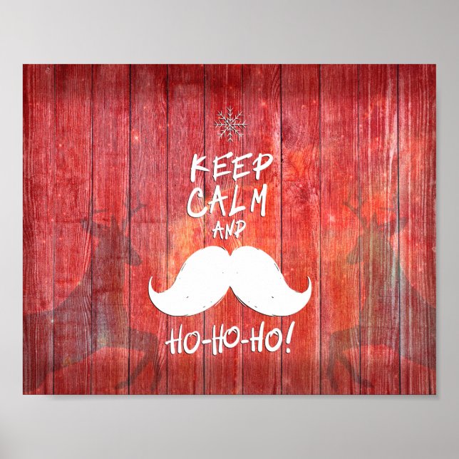 Affiche Keep calm and Ho-ho (Devant)