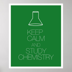 Affiche Keep Calm and Study Chemistry
