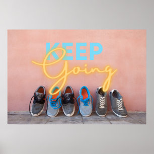 Affiche Keep Going Workout Goals Motivational