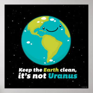 Affiche Keep The Earth Clean