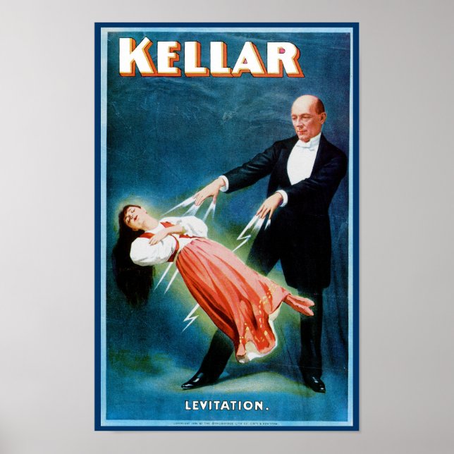 Affiche Kellar ~ Levitation (Devant)