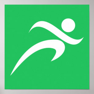 Affiche Kelly Green Running