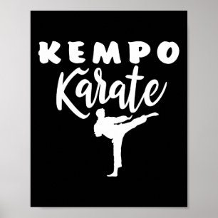 Affiche Kempo Karate Kenpo Martial Arts Shaolin