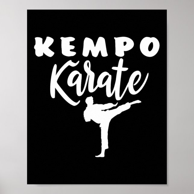 Affiche Kempo Karate Kenpo Martial Arts Shaolin (Devant)