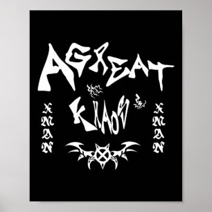 Affiche Ken Carson Merch Design Agc