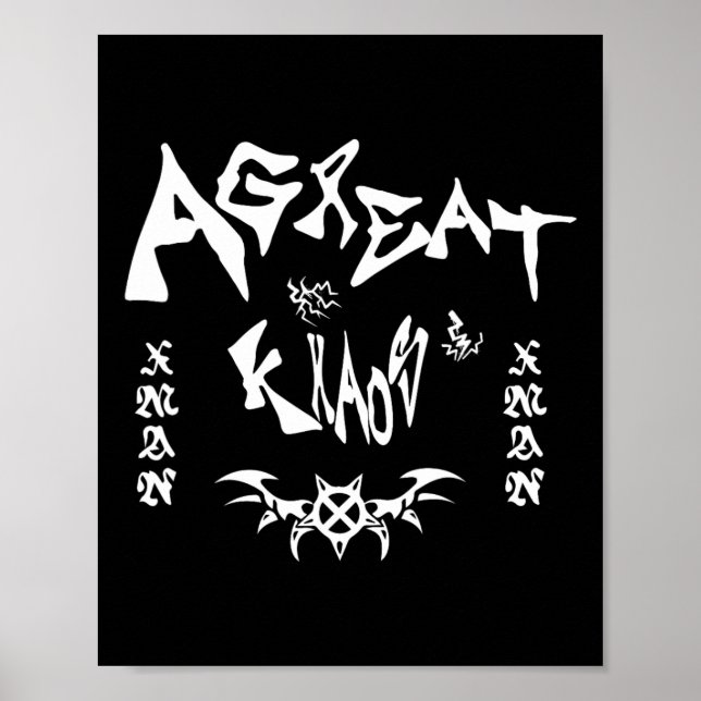 Affiche Ken Carson Merch Design Agc (Devant)