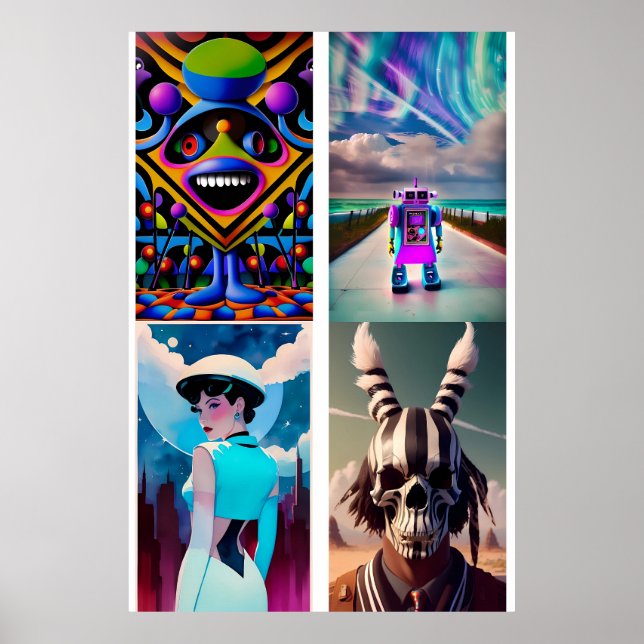 Affiche Ken Gage 4-in-1 Pop Art Series A (Devant)