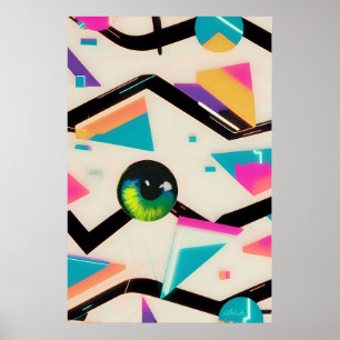 Affiche Ken Gage Memphis Design Group Popsicle Eyeball