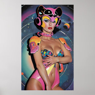 Affiche Ken Gage Nouvel An Eve Fembot 123123