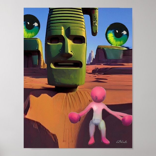 Affiche Ken Gage Womboing autour dans les Wilder-Bliss (Devant)