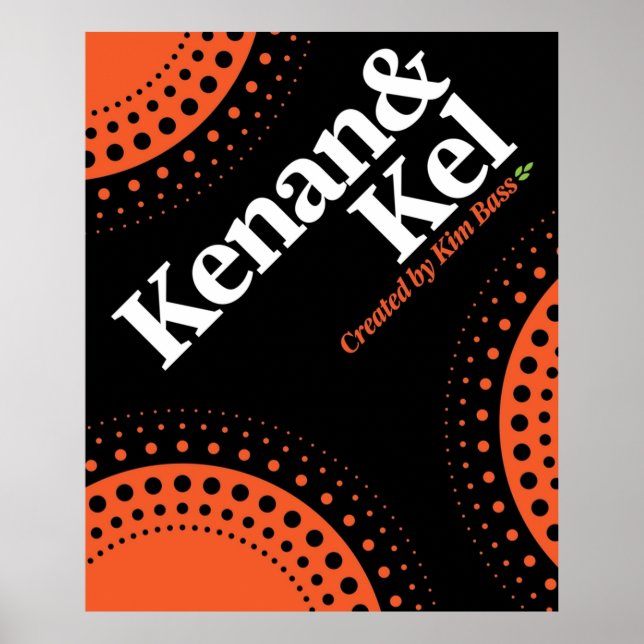 Affiche Kenan Kel Orange Soda Style Design Nickelodeon (Devant)
