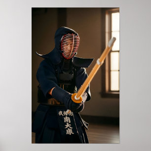 Affiche Kendo japonais