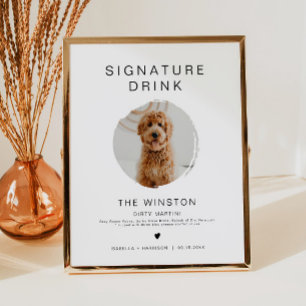 Affiche KENNEDY Minimalist 1 Photo Pet Signature Boire Po