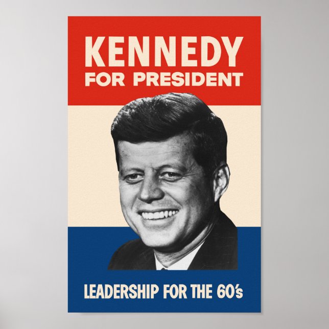 Affiche Kennedy pour le président (Devant)