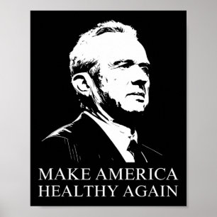 Affiche Kennedy Rfk Jr Rendre l'Amérique en santé Maha Tr