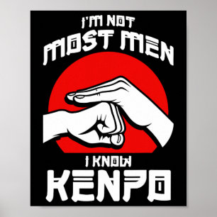 Affiche Kenpo Agressive Self Defense Karate Martial Arts