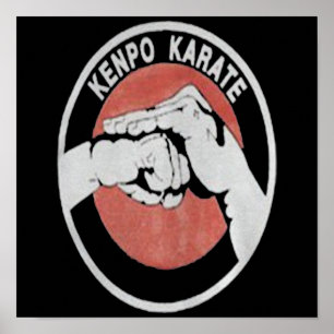 Affiche Kenpo Karate Arts martiaux Cadeau personnalisé