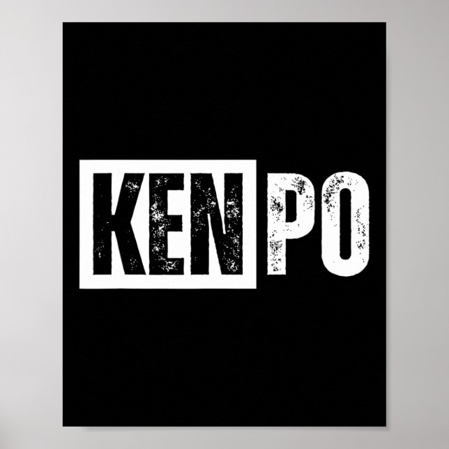 Affiche Kenpo Karate en détresse (Devant)