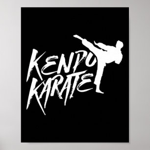 Affiche Kenpo Karate Fighter Saings Martial Arts