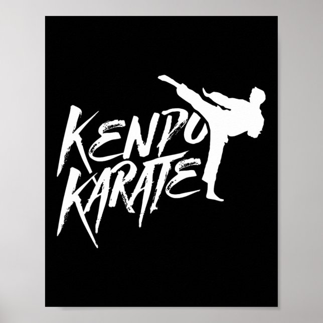 Affiche Kenpo Karate Fighter Saings Martial Arts (Devant)