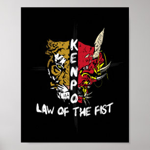 Affiche Kenpo Karate Law Of The First Martial Arts