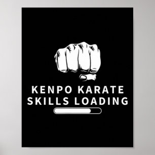 Affiche Kenpo Karate Skills Chargement amusant American Ke