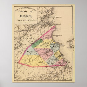 Affiche Kent Co., NB