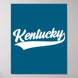 Affiche Kentucky - conception Rétro - classique