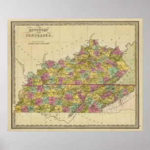 Affiche Kentucky Et Tennessee