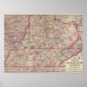 Affiche Kentucky et Tennessee 7