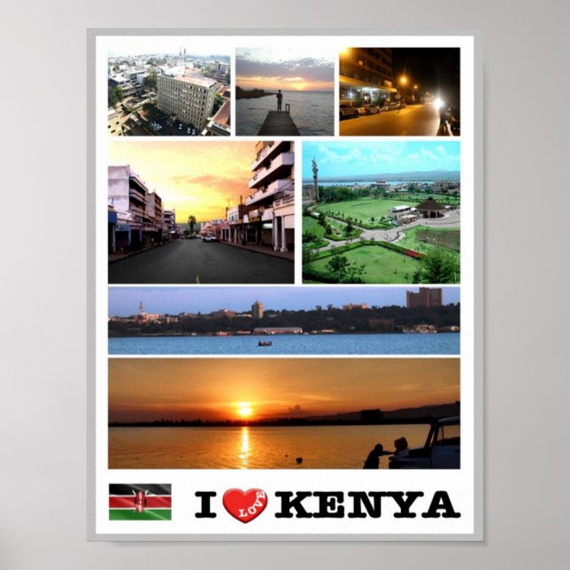 Affiche Kenya - Panorama - (Devant)