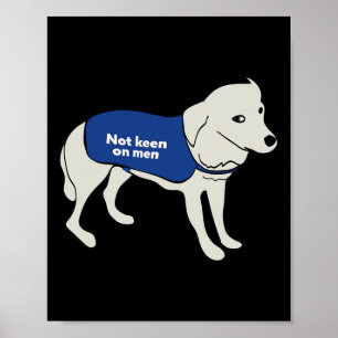 Affiche Keon Homme Chien Portant Une Veste De Gilet D'Aver