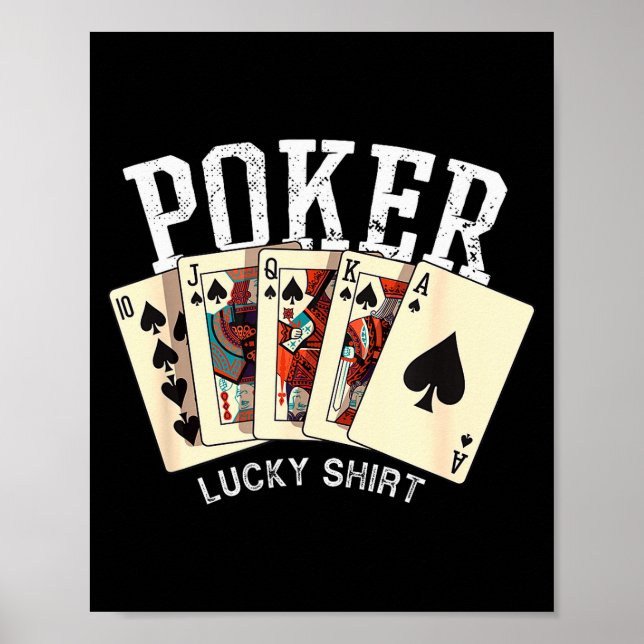 Affiche Ker Lucky Shirt Ker Player Gambling Funny Ker  (Devant)